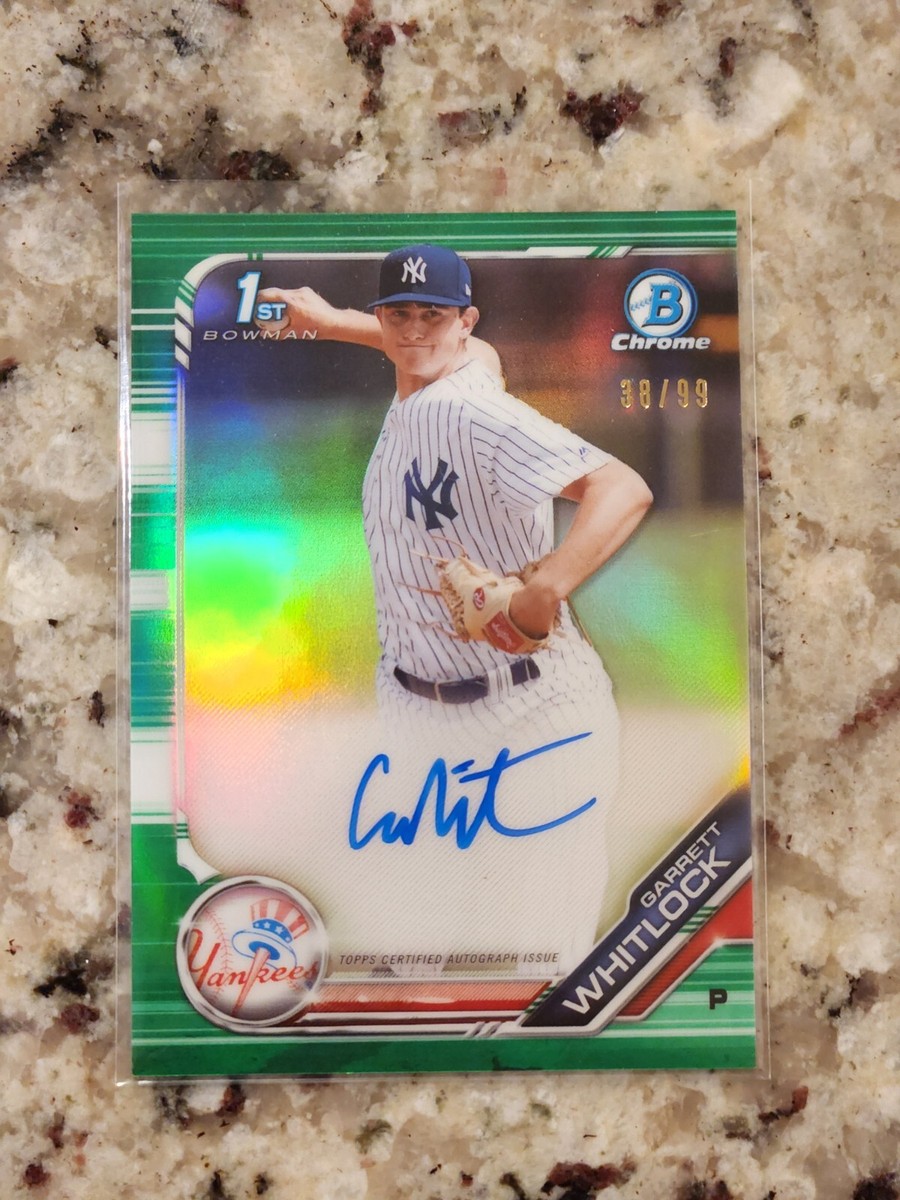 bowman Garrett whitlock auto 現　red sox 2021 Bowman's Best Garrett Whitlock Auto RC Boston Red Sox