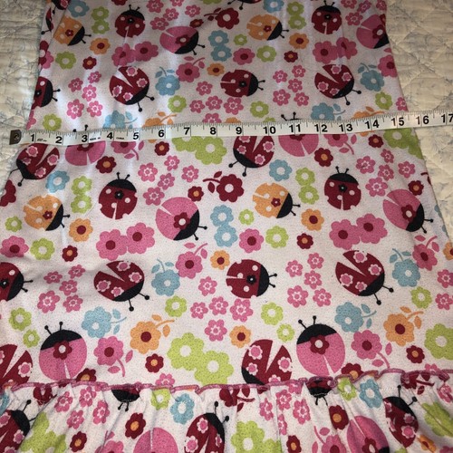 Gymboree 2008 Ladybug Nightgown Size L Large Girls Sleepwear Short Sleeve Summer - Picture 6 of 7