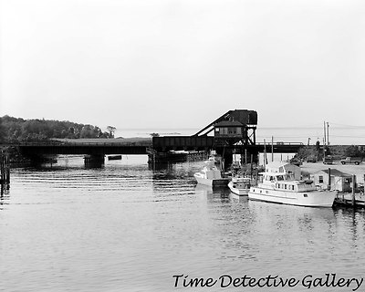 Niantic Bridge (1), Old Lyme, Connecticut - 1940s - Historic Photo Print