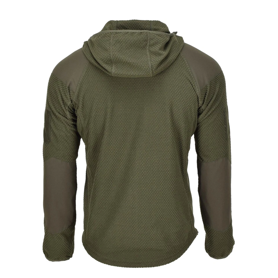 Blochl Brand Military style fleece thermal jacket hooded reinforced olive NEW - Image 4 of 4