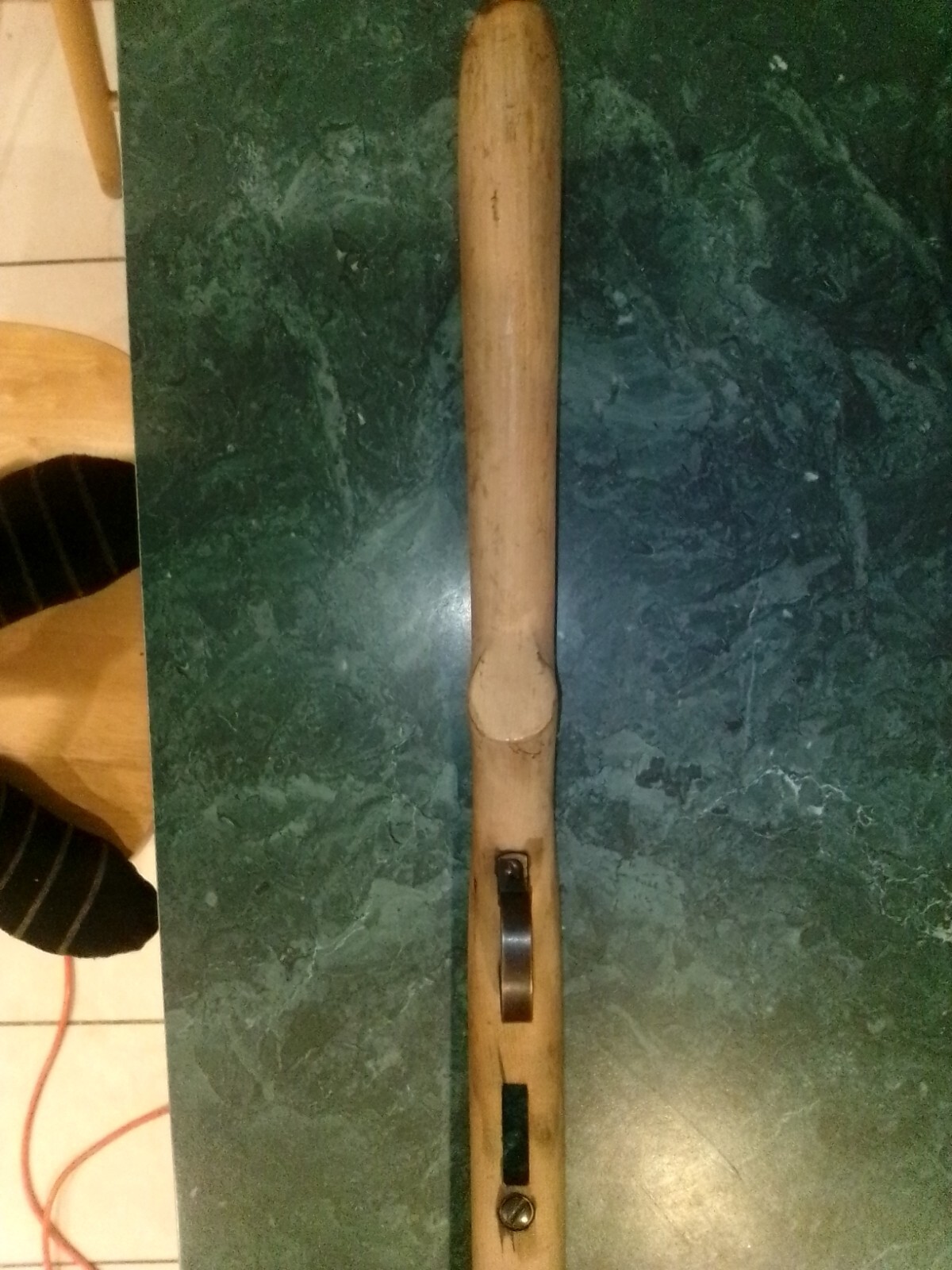 stock for a BSA Super Sport Five Bolt Action .22 Rifle nice with heat press logo