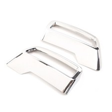 Fits For Peugeot 3008 5008 4008 2017-2022 Exhaust Trim Cover Silver ABS