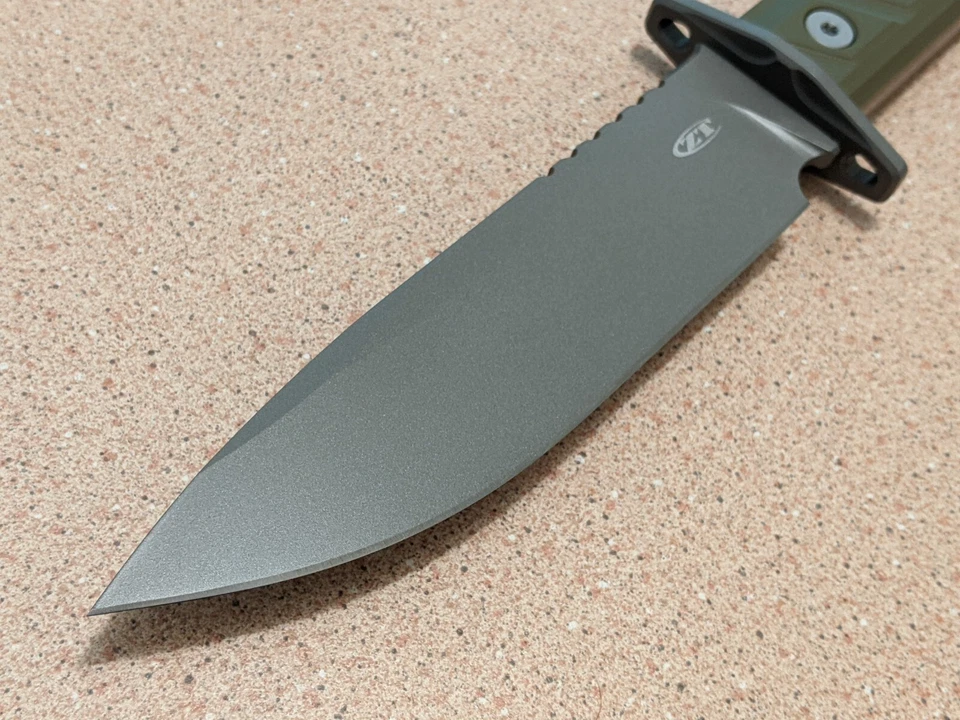 Нож с фиксированным лезвием Zero Tolerance USA 0006 CPM-3V инструментальная сталь OD зеленый G10 - $400 - Изображение 4 из 4