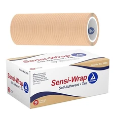 Sensi- Wrap Dynarex Self-Adherent 18 Rolls,  4" X 5 Yards  3174