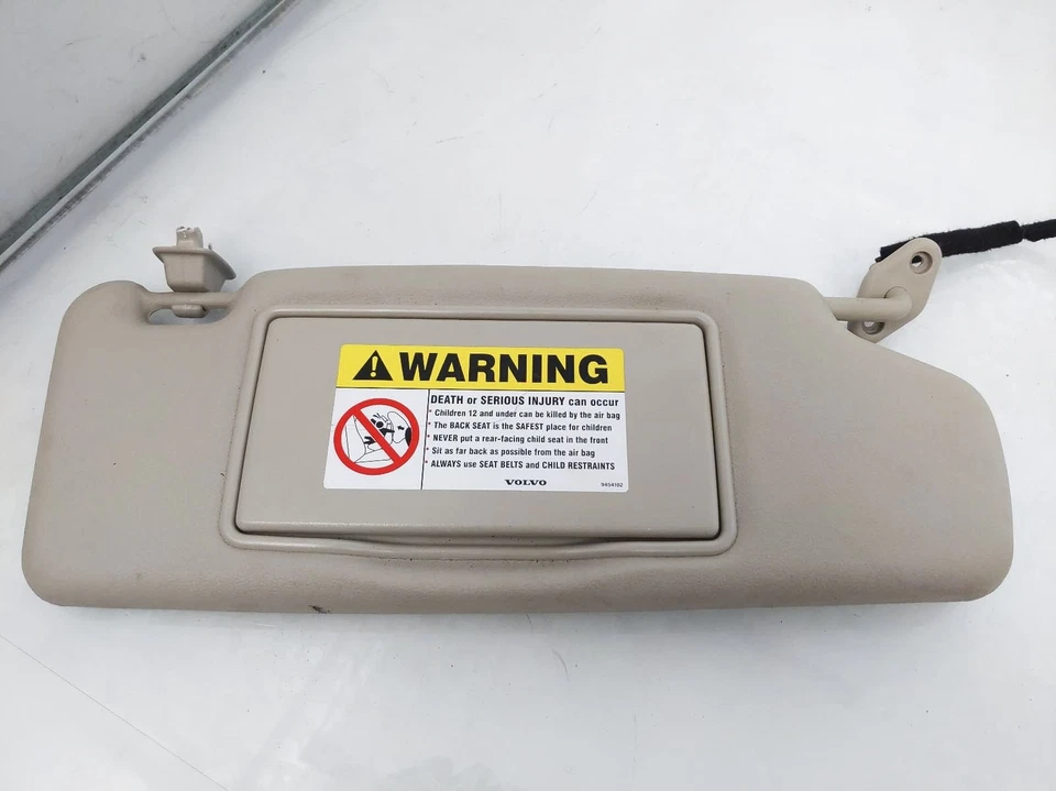 Volvo S40 SDN 2000-2004 4 puertas pasajero derecho parasol roble 30641233 Foto 2 de 4