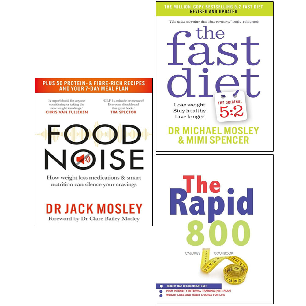 Rapid 800 Cookbook Lota,Food Noise, Fast Diet Dr Michael Mosley 3 Books Set