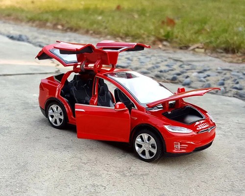 1:32 Sport Racing Car Kids Tesla Model 3 Children Toys Diecasts Collection Gift - Picture 19 of 29