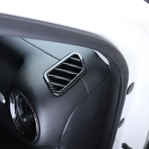 Kia Forte K3 2019-2024 Carbon Fiber ABS Interior Hood Trim Front Air Vent - Picture 4 of 4