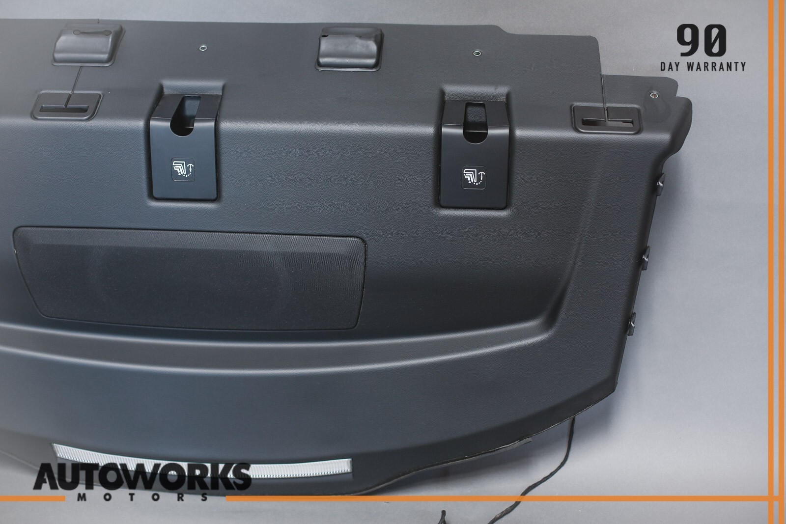 14-17 Maserati Ghibli M157 Rear Deck Lid Parcel Shelf Trim Black 06700174910 OEM