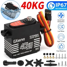 40KG Waterproof Metal Gear Digital Servo High Torque Speed for 1/8 1/10 RC Car