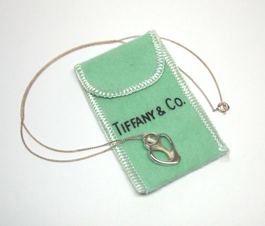 OLD TIFFANY & CO.　チャーム Auth. Vintage Tiffany & Co Sterling Septum Key Chain Mono