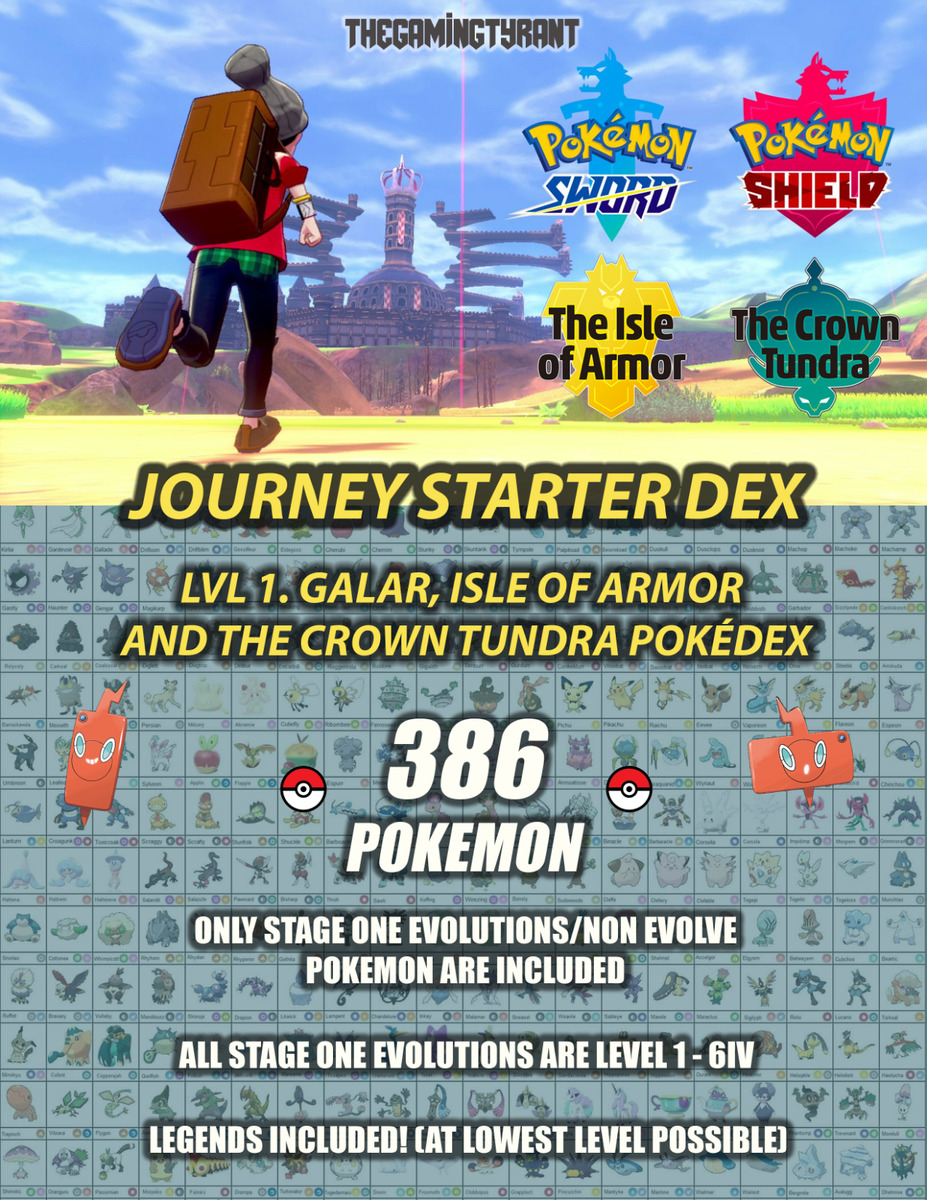 Pokémon The Isle of Armor - Galar Pokédex