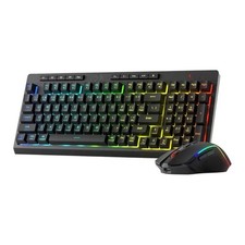 Redragon S142 Wireless Gaming Keyboard  Mouse Combo   K515 PRO RGB Membrane Key