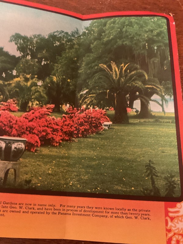 c1940 Florida's Oriental Gardens Jacksonville Florida Brochure