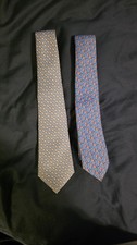 2 Vineyard Vines Boys Silk Ties Lacrosse Theme