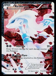Reshiram RC22/RC25 Legendary Treasures Ultra Rare Full Art Holo