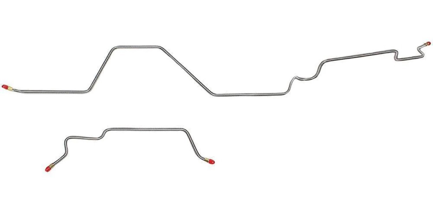 JEGS 636109 Rear Axle Brake Line Kit 1995-2002 Dodge Ram 3500 Dually Cab & Chass