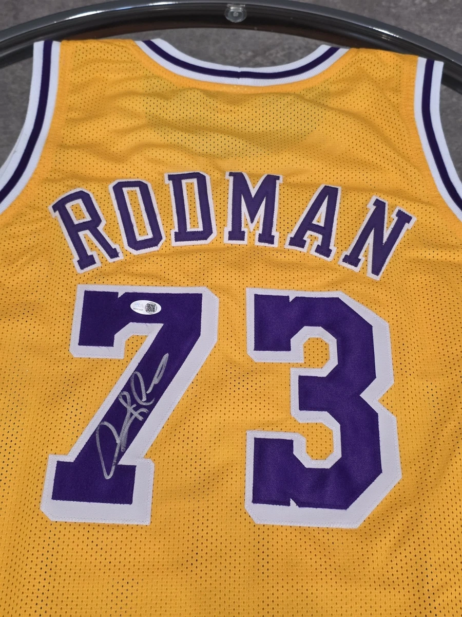 Dennis Rodman Los Angeles Lakers NBA Original Autographed Items