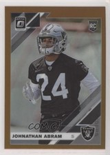 2019 Panini Donruss Optic Rookies Bronze Prizm Johnathan Abram #111 5tr