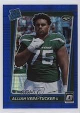 2021 Panini Donruss Optic Rated Rookie Blue Hyper Prizm Alijah Vera-Tucker 6o3