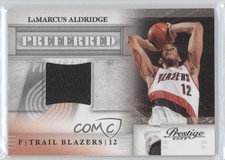 2009-10 Panini Prestige Preferred Materials 52/250 LaMarcus Aldridge #4 2fa