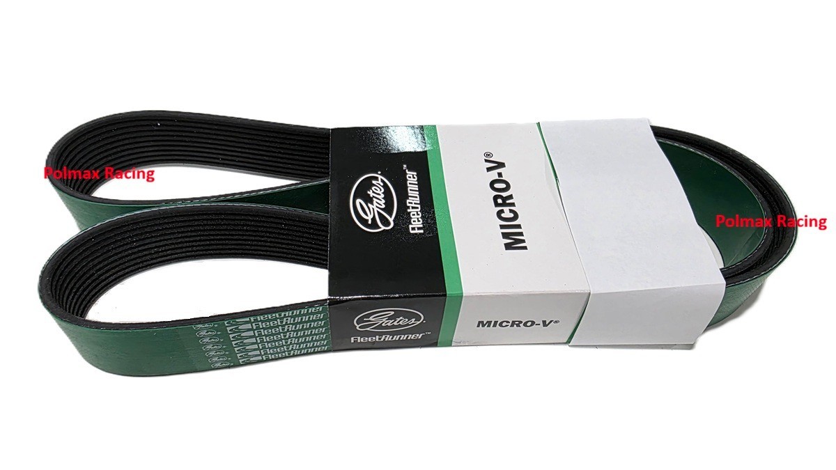 Gates short HD green belt for 2.85 2.80 2.75 supercharger pulley