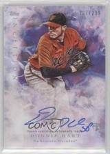 2017 Topps Inception Rookie Auto 107/299 Donnie Hart #142 Auto f2s
