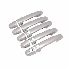 For Toyota RAV4 2009-2012 Chrome Exterior Side Smart Door Handle Cover Trim 10PC