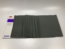 3M 02033 Wet Or Dry Abrasive Sandpaper Sheet 401Q, 1200+ Grit, 9"x11", 50 Sheets