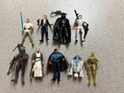 LOT OF 9 Vintage Star Wars Mixed Lot Of Action Figures & Weapons 1995.