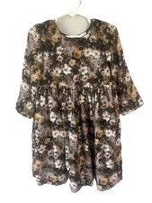 Floral Dress 5 CottageCore Dark Botanical Preppy Classic Heritage Tea party