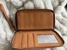 Mark & Graham filmore vegan leather wristlet wallet monogram MJR.  NWT — photo 4