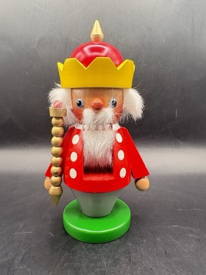 Vintage Steinbach Chubby Red King - 8'' Collectable German Nutcracker