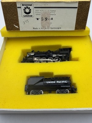 Oriental Limited Brass N Scale Union Pacific 2-8-0 - RARE AND GORGEOUS!