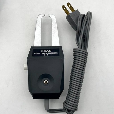 TEAC E-1 HEAD DEMAGNETIZER ヘッドイレーサー 消磁器 Teac E-1 Head Demagnetizer Gray for Reel-to-Reel Tape Recorder