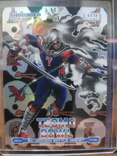 2026 Bo Jacksons Battle Arena Tecmo SHROUDED Helmets Steele Power 120