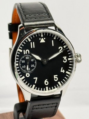 Edle Fliegeruhr 41mm Handgefertigt | Handaufzugswerk | Sehr Präzise | Garantie