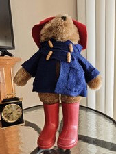 VINTAGE 18" PADDINGTON BEAR 1981 with Coat, Boots and Hat