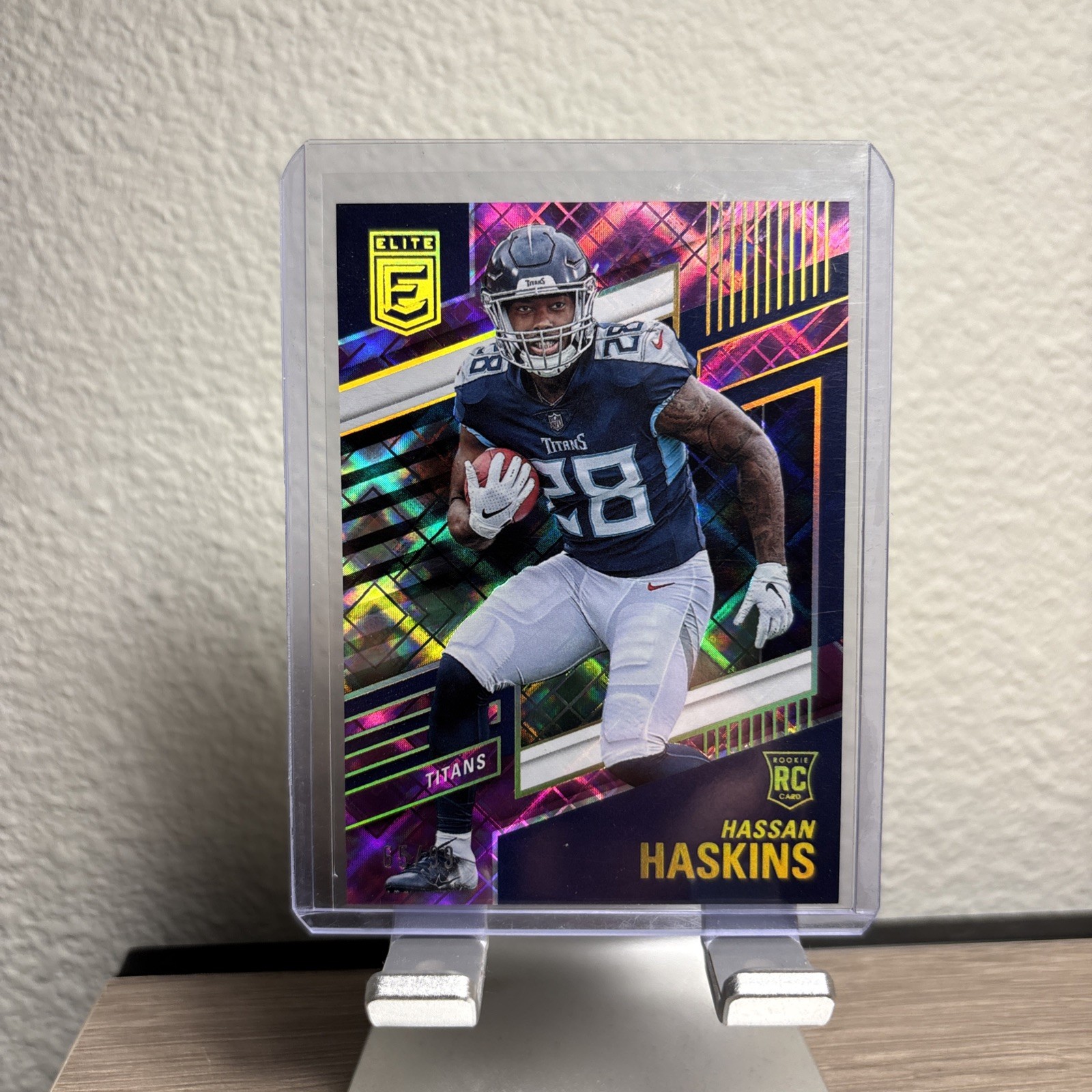 2022 Panini Donruss Elite - Rookies Hassan Haskins #117 Purple /99 (RC)