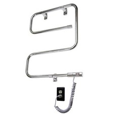 Myson FSPHR05 Electric Towel Warmer Sapphire Wall BRIGHT CHROME 24" x 37" New 
