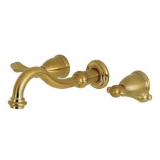 Kingston Brass KS312.AL Vintage 1.2 GPM Wall Mounted Widespread - Brass