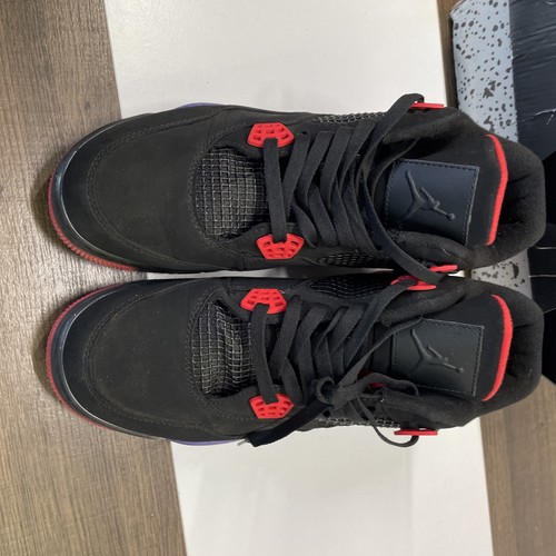 Air Jordan 4 Drake OVO Raptors Mens 13 NRG Retro Black Purple 2016 Extra Laces - Picture 16 of 24
