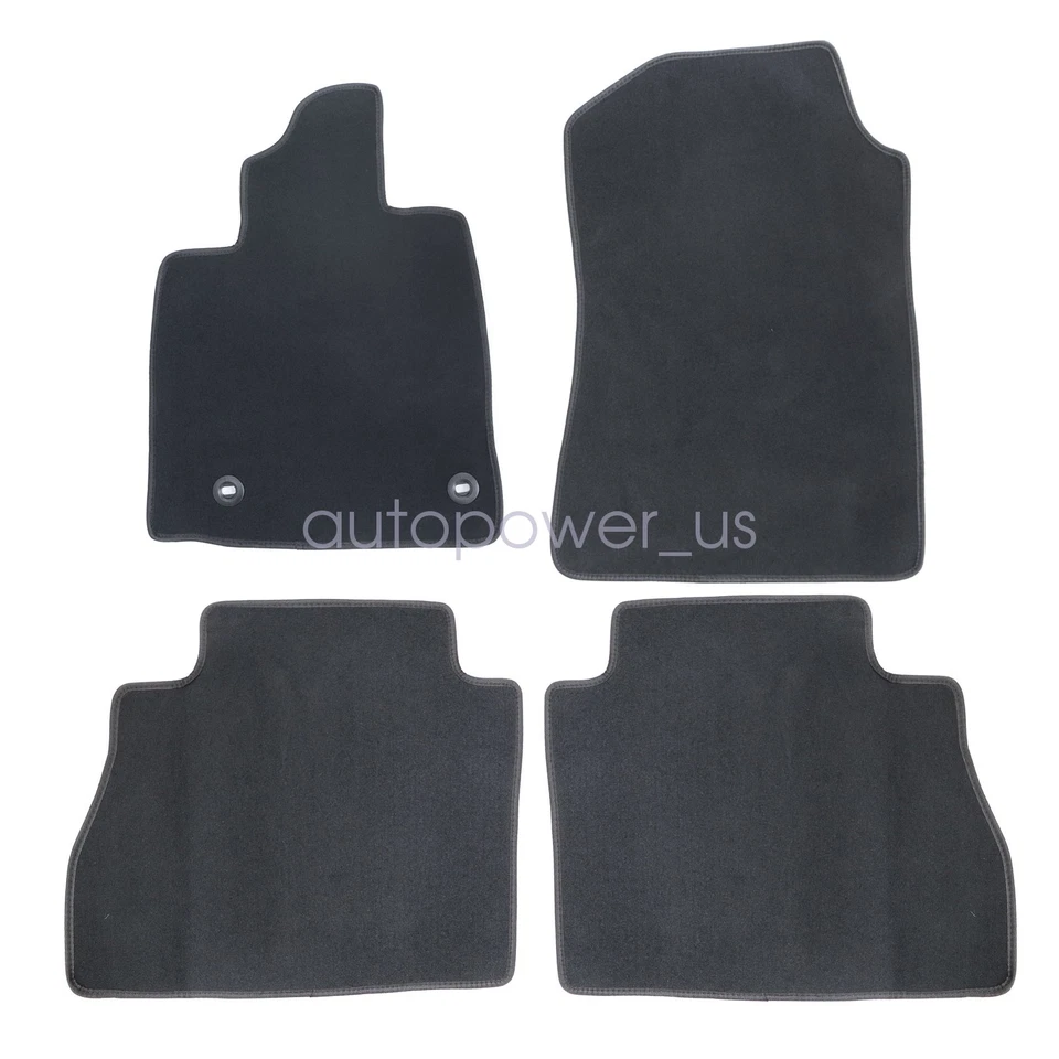 For 2007 2008 2009 2010 2011 2012 2013 Toyota Tundra Floor Mats Carpet Velour 4X - Изображение 4 из 4