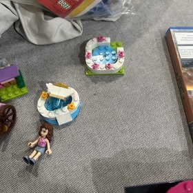LEGO Friends Pop Star TV Studio (41117) And (41030) Olivia Ice cream Incomplete