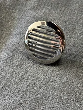 Marine Boat Yacht 3.5" Round Air Flow Vent Cap 316 Chrome Plated Plastic 81932ss
