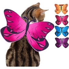 Butterfly Wings Costume for Dogs and Cats Halloween Christmas Party Cosplay