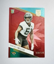 2023 Panini Donruss Elite Ventrell Miller Maroon /149 #194 RC Jaguars FB11