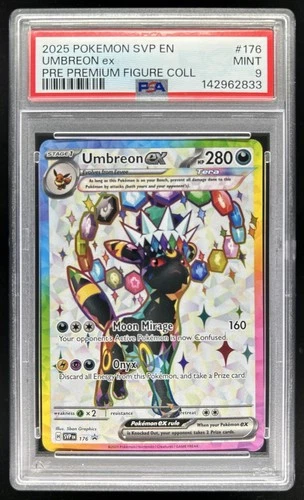 2023-25 Pokemon SV Black Star Promos - SVP EN Umbreon ex #176 PSA 9