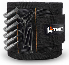 Magnetic Wristband with 15 Strong Magnets for Holding Screws Nails Drill Bits-Be
