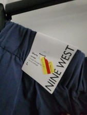 Brand New With Tags Nine WEST BLUE WASH DRESS SHORTS